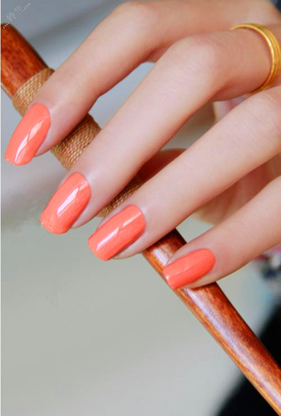 Round nail shape design