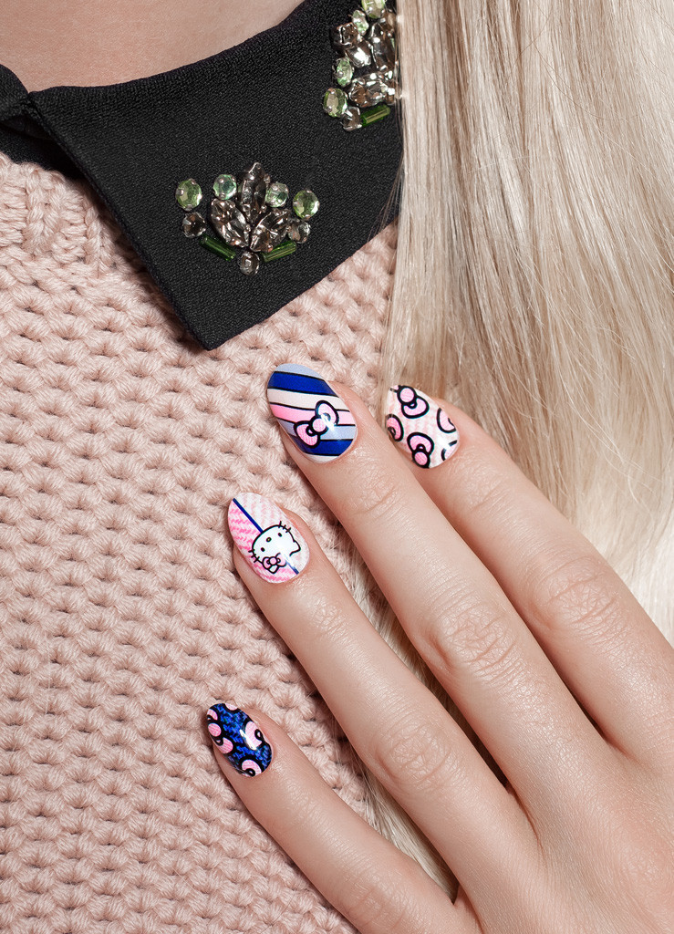 Squoval nail shape design